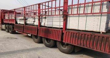 安阳 白麻荔枝面外墙干挂，工厂装车日常