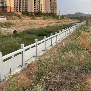 安阳 白麻河道栏杆效果展示图