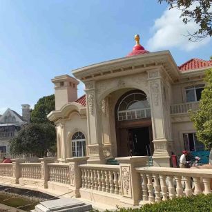 安阳 黄金麻花岗岩欧式别墅