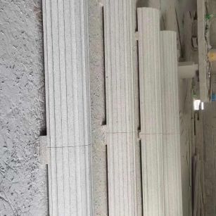 安阳 花岗岩厂家带你看白麻花岗岩门楼大柱柱皮