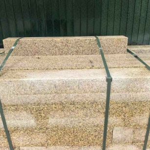 安阳 黄金麻花岗岩石材机切面栏杆料半成品