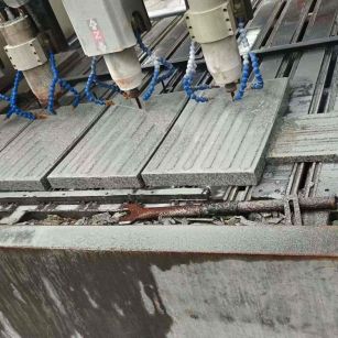 安阳 芝麻白花岗岩荔枝面盲道雕刻