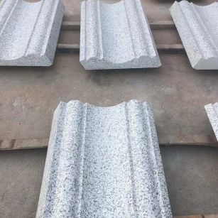 安阳 白麻花岗岩光面别墅线条