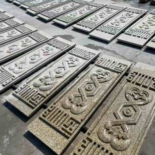 安阳 黄金麻花岗岩外墙雕刻板