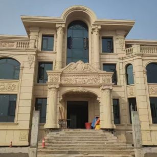 安阳 黄金麻花岗岩别墅外墙干挂