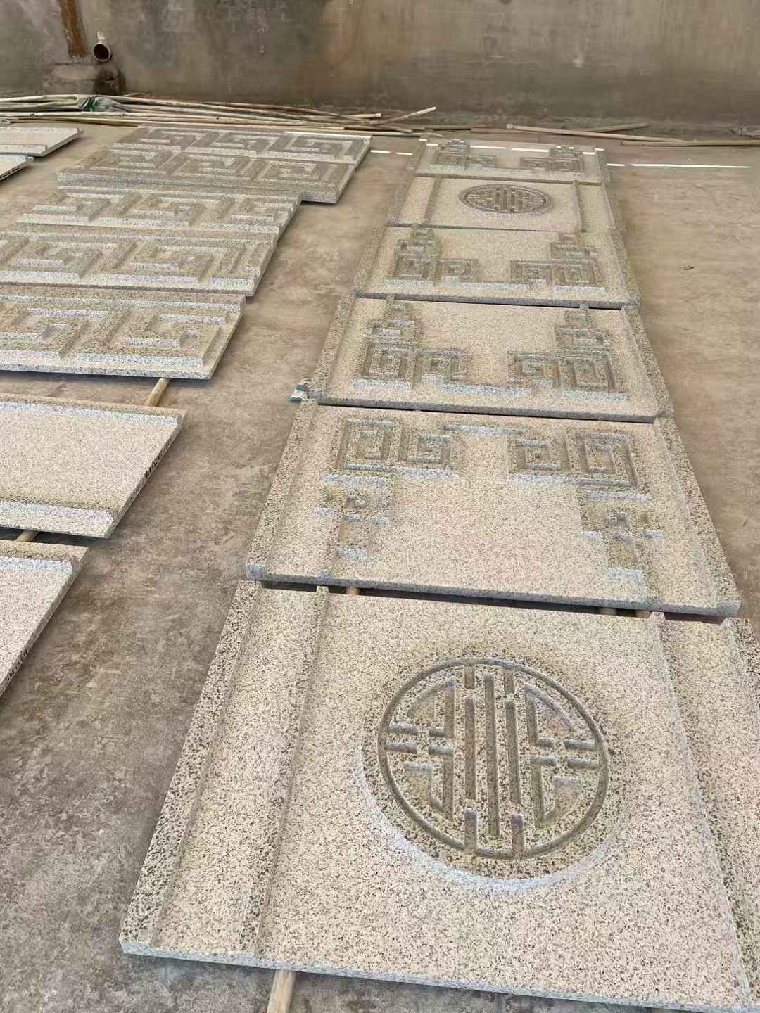 安阳 白麻花岗岩外墙立面雕刻板