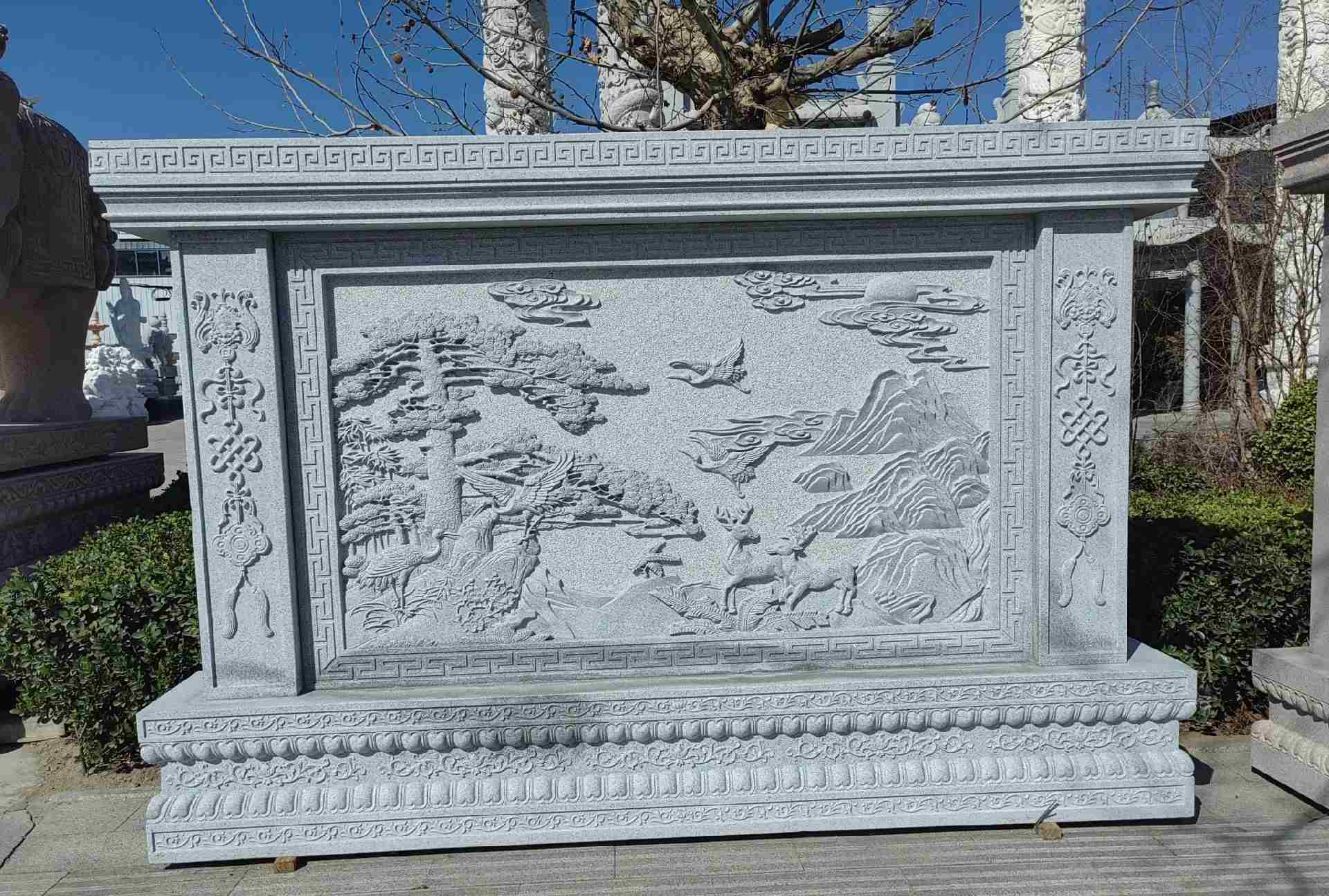 安阳 芝麻白大型照壁，屏风，影壁