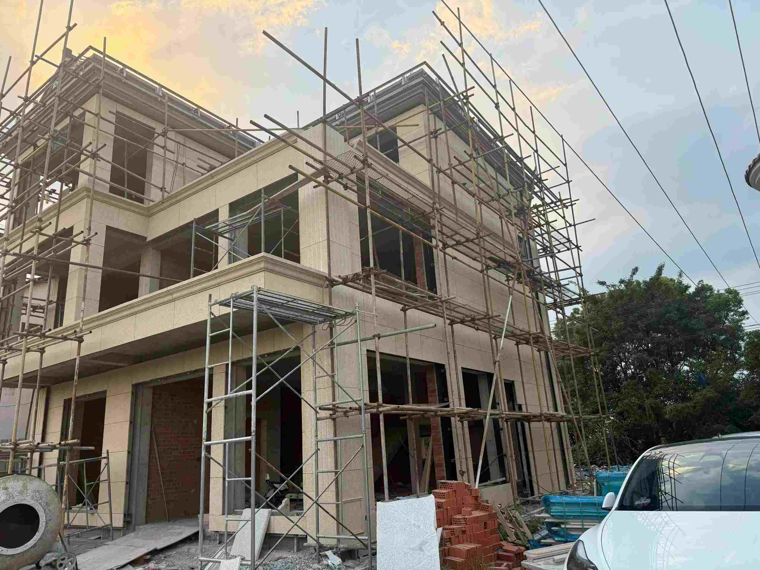 安阳 黄金麻荔枝面花岗岩外墙干挂