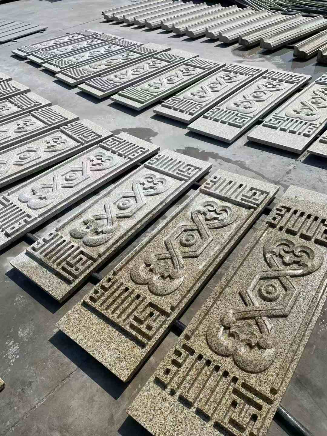 安阳 黄金麻花岗岩外墙雕刻板