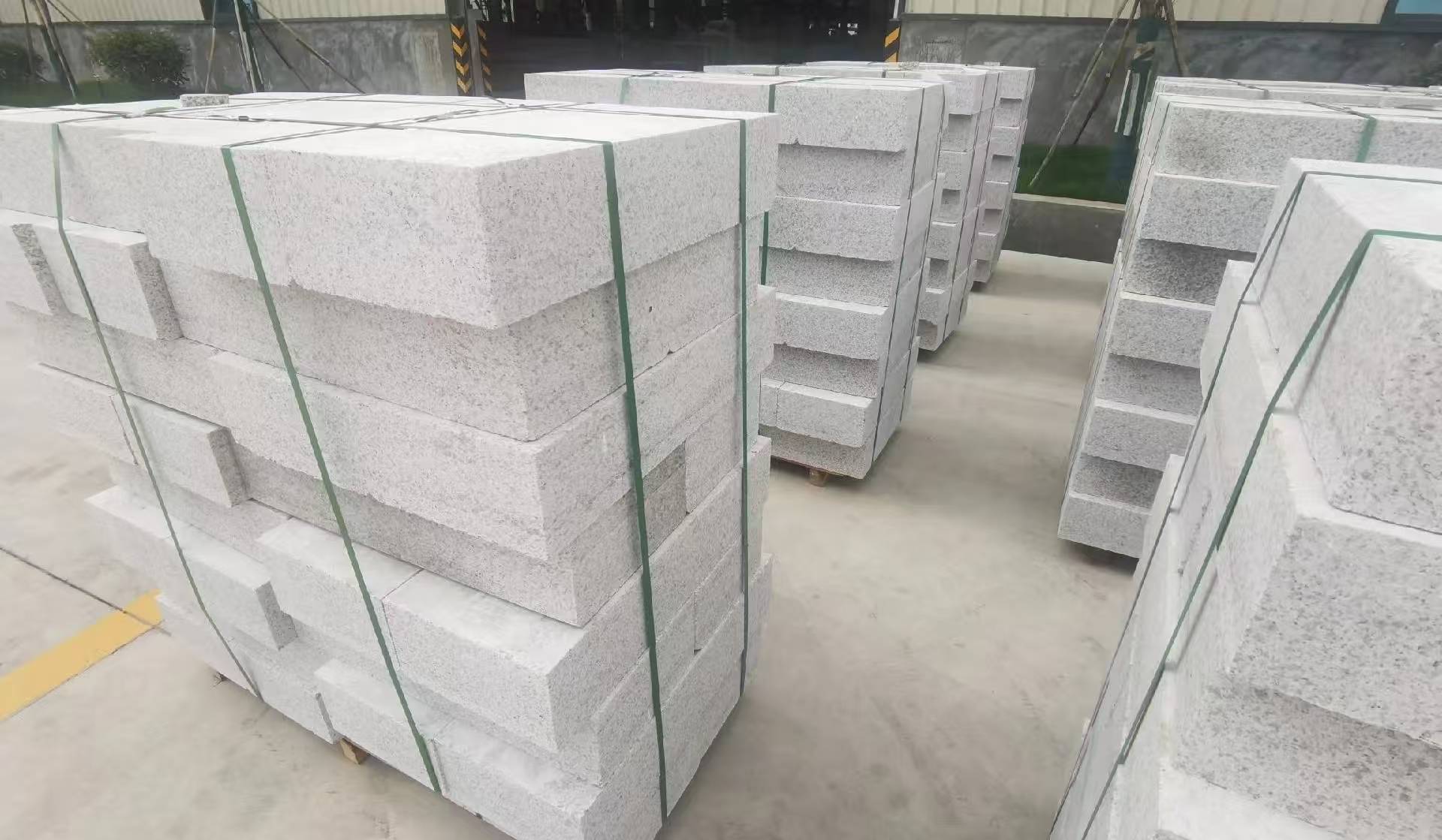 安阳 白麻花岗岩路沿石，立缘石，平缘石，路牙石，道牙石，马路牙子等