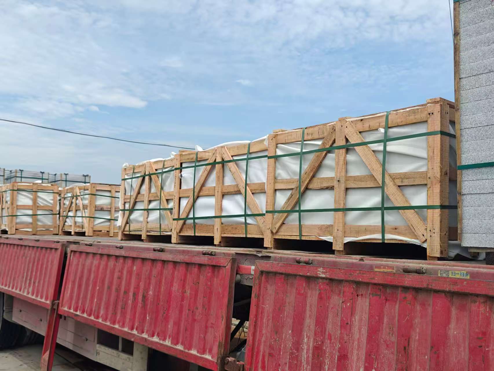 安阳 芝麻白花岗岩地铺石出口专车-泰国游