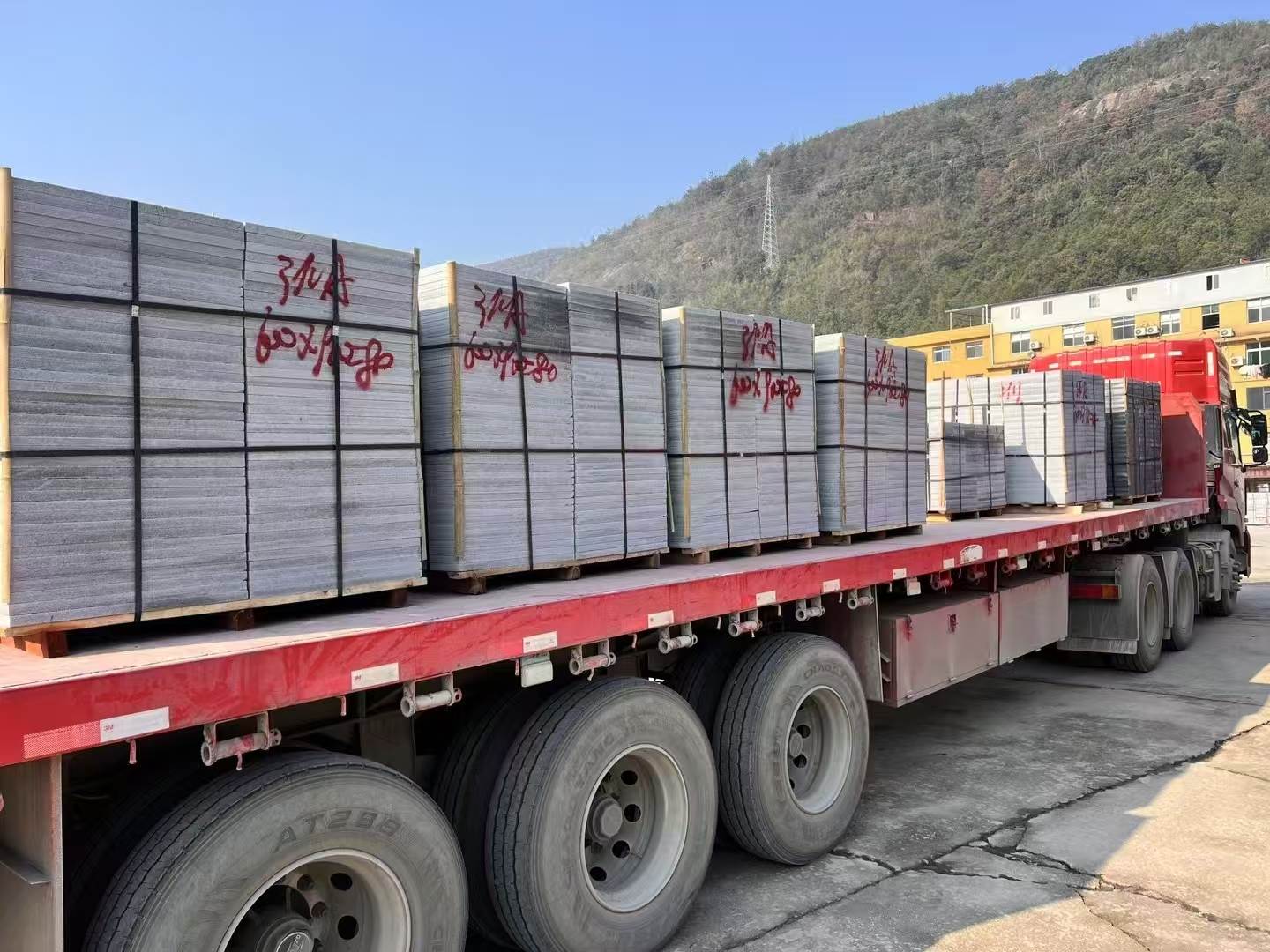 安阳 芝麻灰地铺石出货日常