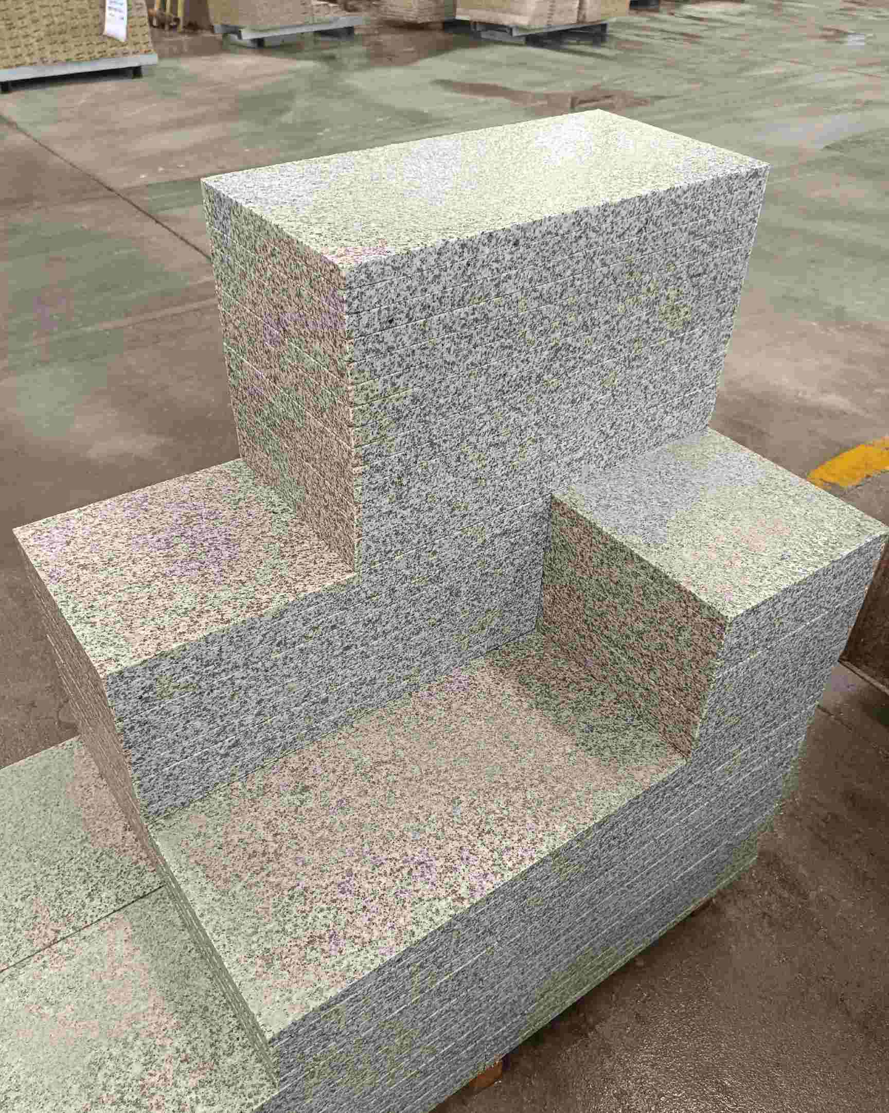 安阳 白麻花岗岩荔枝面地铺石